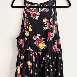 Torrid Floral Hi-Lo Dress Size 2